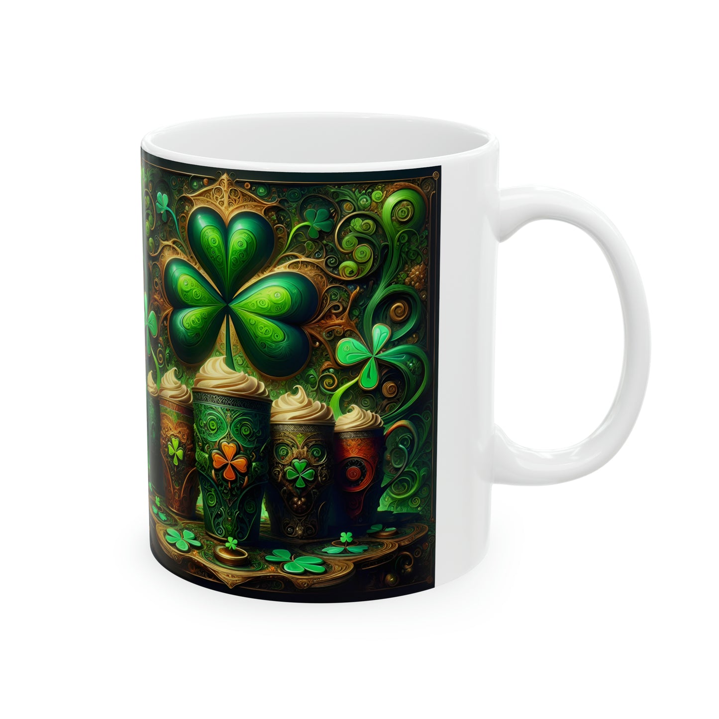 IRISH COFFEE ADDICT - Ceramic Mug, 11oz