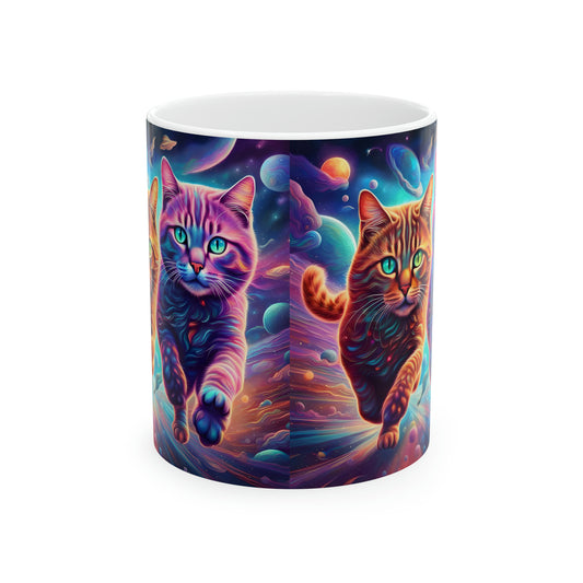 CATS SPRING TRAINING - Ceramic Mug, 11oz